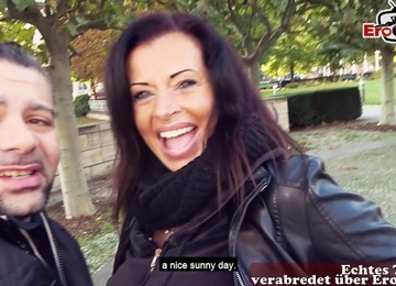 Public Flashing Date With Big Tits Milf