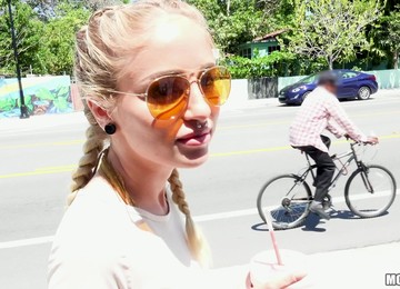 Blonde Naomi Bend Over Getting Pounded Hardcore Doggystyle