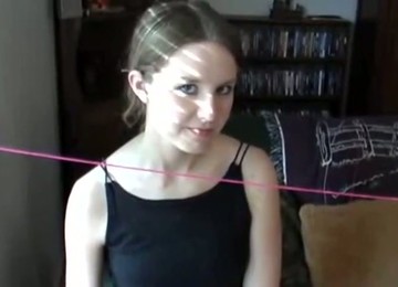 This Teen Looks Hot In Her Black Dress And I Love To Watch Her Pleasure Herself