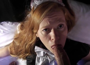 Naughty French Maid Kitty Is Punished With Deep Throat Amp Fucking