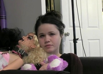 Inked Emo Babe Doublepenetrated Interracially