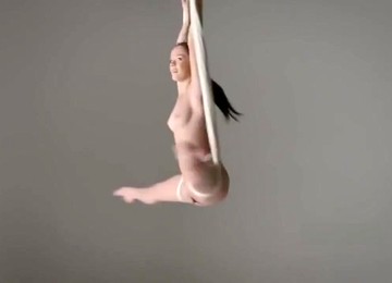 Nude Anti-gravity Yoga