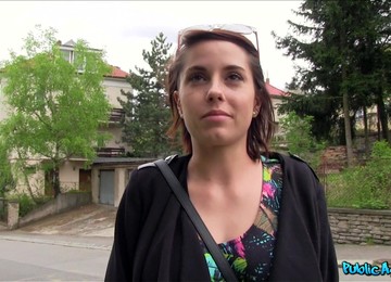 Amateur Gets Convinced To Fuck For Cash And Swallow The Warm Jizz