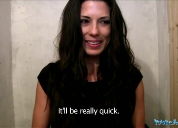 Shy Girl Fucks Complete Stranger For Quick Money