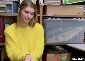 Shoplyfter Got Finger Have Coitus And Male Pole Fed