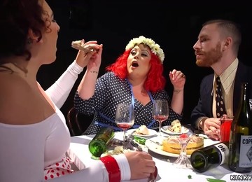 Two Supersized Big Beautiful Woman Mistresses Assfuck Shagging Man