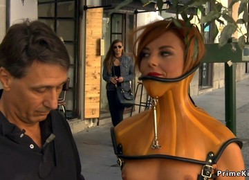 Long Haired Redhead Had Intercourse In Public Bar