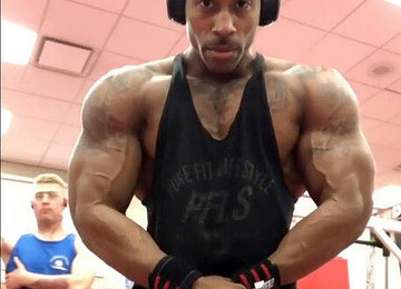 Muscle, Posing, Ebony