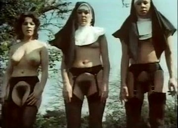 Lewd Vintage Nuns Show Their Thick Bushes And Juicy Tits