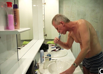 School Girl, Nice Young Girl, Garndpa And Yang Girl