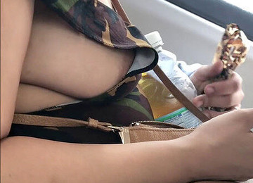 Side Boobs In Public, Downblouse, Side Boobs