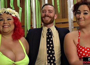 BBW Domina Humiliates Sub Before Using His Cock