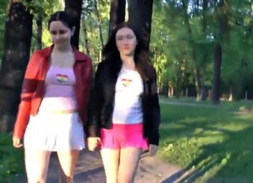 Tiny Teen Les Finger To Fuck