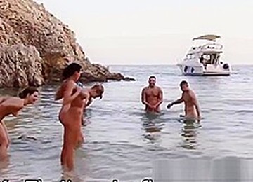 Orgy On The Beach