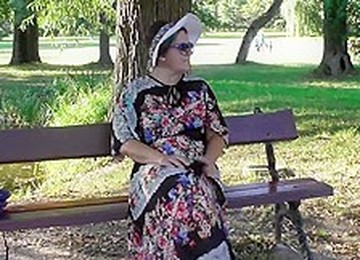 Hairy Mature In Transparent Dress