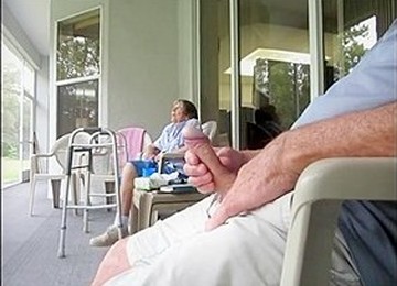 Grandma S Peripheral Vision Is Working Overtime....