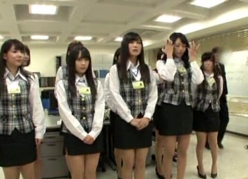 Nasty Boss Makes His Secretaries Drop Their Panties In The Office