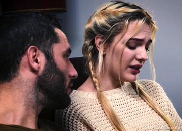 Sweet Blonde Kenna James Gets Her Cunt Banged By A Partner On The Couch