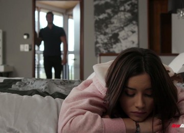 Captivating Hottie Aria Lee Is Making Love With Her Sensual Boyfriend