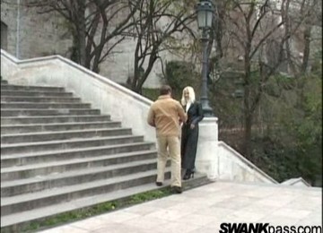 Horny Blonde Babe Gets Her Ass Drilled By A Hot Stud