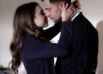 Horny Teen Couple Get Freaky In A Hot Bed Sex Session