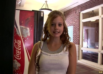 Sweetly Beautiful Amateur Pulls Up Her Top And Flashes Her Tits