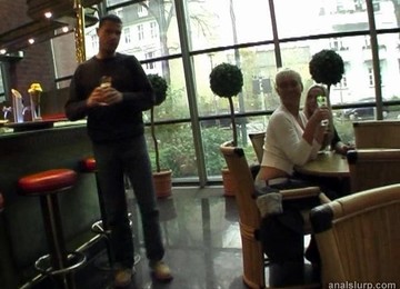 Nasty Blonde Milf Fucks With Her Girlfriend And A Guy