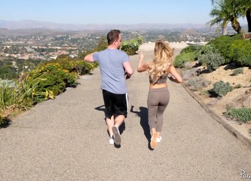 Good Looking Cherie Deville Gets Her Cunt Plowed In The Gym