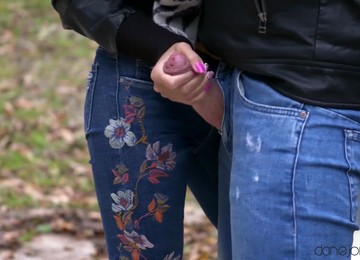 Wild Outdoors Blowjob Leads To Fucking At Home With Cristina Miller