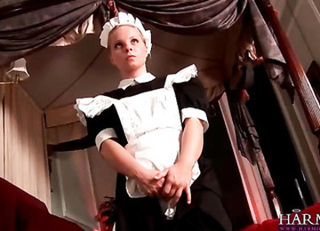 Dominant Girl Licks Maid Asshole And Sucks Cock