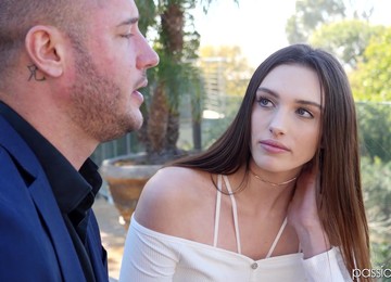 Talkative Kendall Karter Seduces Dude To Get Her Wet Pussy Drilled Well