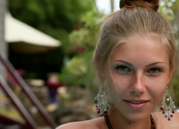 Stunning Russian With Natural Body & Blonde Hair Krystal Boyd