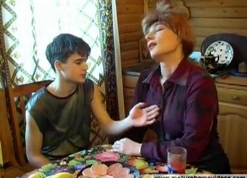 Mature Russian Housewife Deepthroat Teen Cock And Plays With Balls