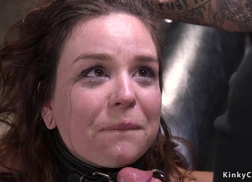 Dark Haired Lady Slave Rear Bang Fornicateed In Doggy