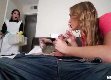 Thrilling 3Some Porn Clip With Megan Rain And Blair Williams