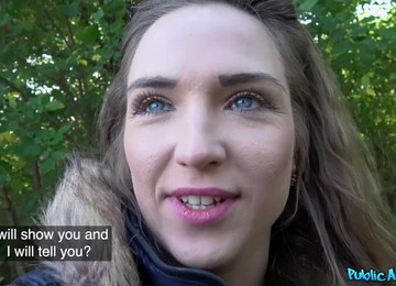 Money-loving Bombshell Gets Copulated By The Lake