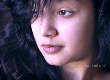 Eden Arya - Hula Hoop Hottie - Exotic Beauty With Hairy Pussy Solo