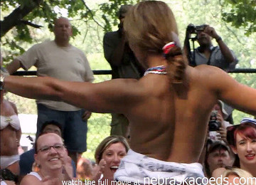 Nudes A Poppin, Festival, Wet Shirt