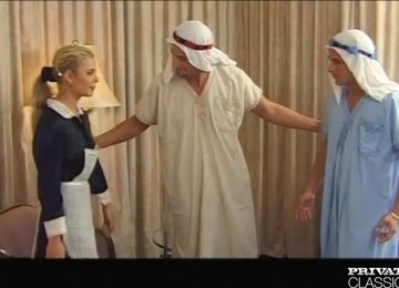 Demia Moor - Naughty Maid Enjoys DP