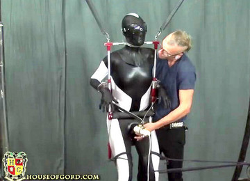 Latex, Catsuit Bondage