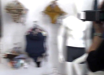 SEXY Latina On Leotard And Cameltoe Hot