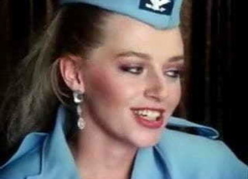 Stewardess Gets Nailed