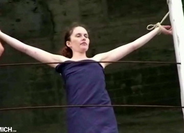 Bondage With Tiny German Girl In Public Naked