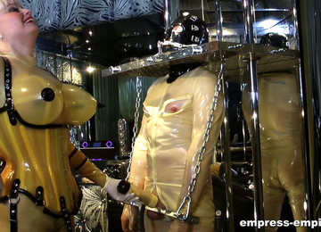 Madame Gilette & Slave & Slave In Madame Gilette: Rubber Toys (Part 2 Or 2) - KINK