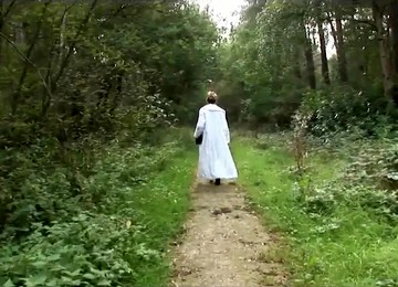 British Trophy Wife In The Woods