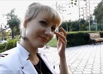 Sexy College Girl Feet - Outdoor Nylon Footjob