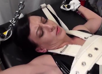 Jessica Jaymes In Gasmask Latex Bondage