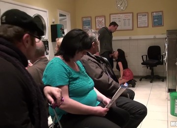 Hardcore Fucking On The Floor In Public With Filthy GF Ava Dalush