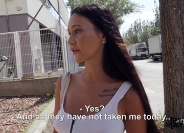 Hot Ass Brunette Gina Ferocious Spreads Her Legs To Ride In POV