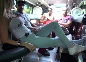 Kinky Fucking In Back Of The Limo With Naughty Amateur Ursula